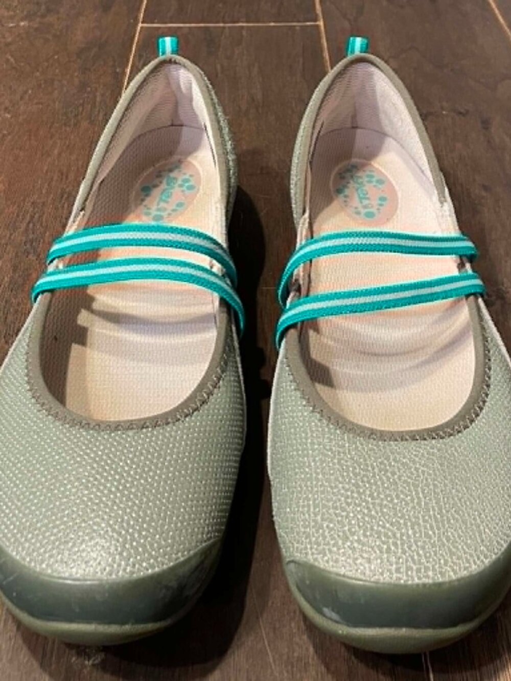 Teva Women’s Koral Nylon Slip On Shoes 8.5 teal/grey